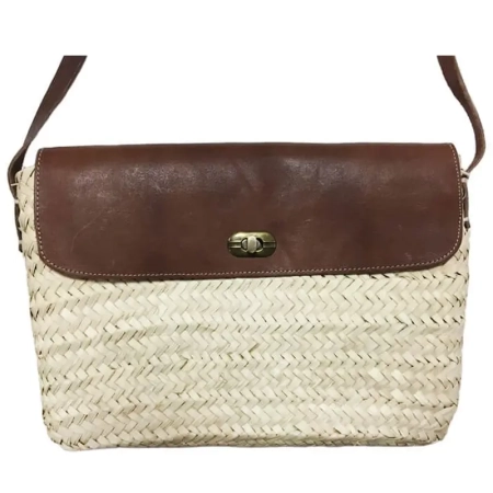 Bolso rectangular mediano con solapa_EMIM Mimbre y Aromas_Tu cestería de confianza