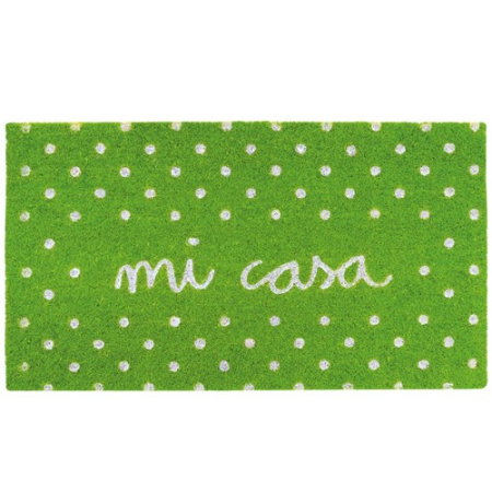 Felpudo de fibra de coco con base antideslizante de goma. emim