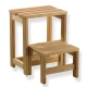 Taburete-Escalera 2 peldaños. EMIM Mimbre y Aromas, tu cestería de confianza