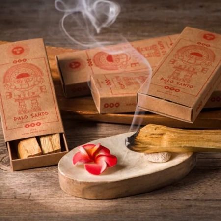 Euroscents Diffusion - Quemador palosanto nácar (14 cm) + piedra