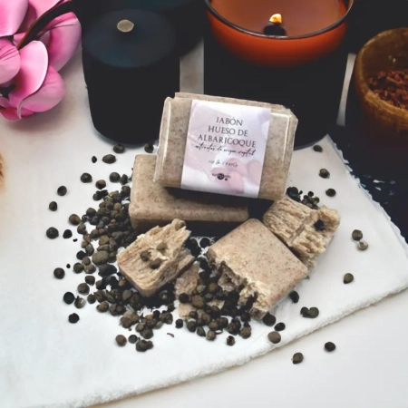 Euroscents Diffusion - Jabón hueso de albaricoque 120 gr