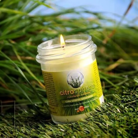Euroscents Difussion - Vela Citronella vegetal oxigenada 120 gr.