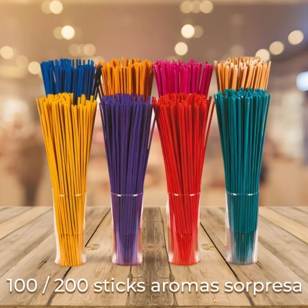 Euroscents Diffusion - Incienso al gusto 100-200 sticks 20 aromas sorpresa