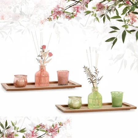 Set ambientación: Mikado decorativo con velas