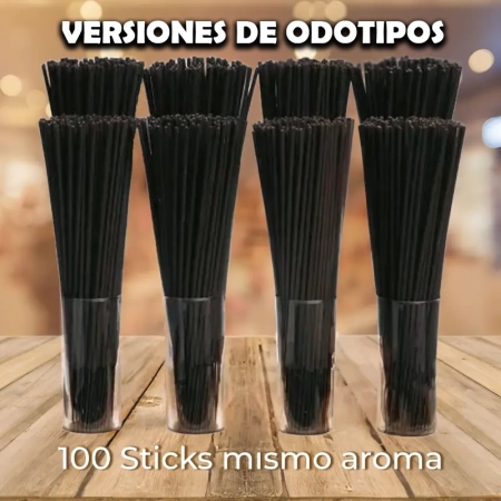 Euroscents Diffusion - Mazo de 100 sticks incienso versiones Odotipos